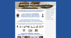 Desktop Screenshot of frantzlocksmithservice.com